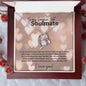 To My Smokin' Hot Soulmate (Plain Hearts Valentine / Anniversary ) - Forever Love Necklace