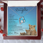 Daughter from Mom (New Lioness Card) - Forever Love Necklace