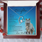 To my Special Daughter (Wolf) - Forever Love Necklace