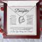 To My Amazing Daughter (Classic Black & White) - Forever Love Necklace