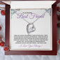 To My Amazing Best Friend / Bestie (Purple) - Forever Love Necklace