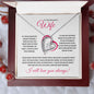 To My Beautiful Wife (Pink Valentine) - Forever Love Necklace
