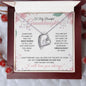 To My Beautiful Granddaughter / Step Granddaughter ( Miraculously my Own) - Forever Love Necklace