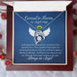 Carried to Heaven on Angel Wings (Infant Loss / Child Loss / In Memory / sympathy) - Forever Love Necklace