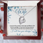 Beautiful Wife - Love & Light (Christmas SnowFlake) - Forever Love Necklace