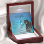 To My Badass Daughter From Dad (Wolf) - Forever Love Necklace