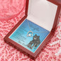 To My Badass Daughter From Dad (Wolf) - Forever Love Necklace