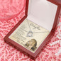 Precious Daughter from Dad (Beige Lion Card) - Forever Love Necklace