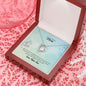 Mom From Son (Aqua Card) - Forever Love Necklace