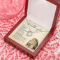 Granddaughter From Grandfather (Lion Card) - Forever Love Necklace