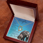 To My Badass Daughter from Dad (This Old Grizzley Card) - Forever Love Necklace