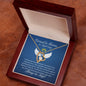 Carried to Heaven on Angel Wings (Infant Loss / Child Loss / In Memory / sympathy) - Forever Love Necklace