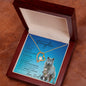 To my Special Daughter (Wolf) - Forever Love Necklace