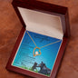 To My Beautiful Daughter from Mom (This MAMA BEAR Card) - Forever Love Necklace