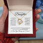 To My Amazing Daughter (Classic Black & White) - Forever Love Necklace