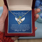 Carried to Heaven on Angel Wings (Infant Loss / Child Loss / In Memory / sympathy) - Forever Love Necklace