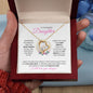 Daughter (Floral Ring Card) - Forever Love Necklace