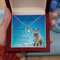To my Special Daughter (Wolf) - Forever Love Necklace