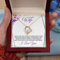 Wife (Silver Grid) - Forever Love Necklace