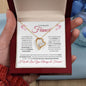 To My Beautiful Fiancé (Hearts) - Forever Love Necklace