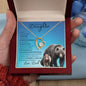 To My Badass Daughter from Dad (This Old Grizzley Card) - Forever Love Necklace