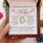 To My Beautiful Wife (Valentine Corner Hearts) - Forever Love Necklace
