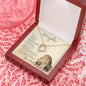 Precious Daughter from Dad (Beige Lion Card) - Forever Love Necklace