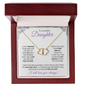 Daughter (Purple Card) - Everlasting Love Necklace