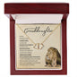Granddaughter from Grandfather (Lion Card) - 10K Gold / Diamond - Everlasting Love Necklace