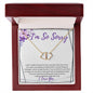 I'm Sorry - (Purple Card) - 10K Gold & Diamond - Everlasting Love Necklace