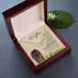 Daughter from Mom (Lioness Card) - 10K Gold / Diamond - Everlasting Love Necklace
