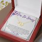 I'm Sorry - (Purple Card) - 10K Gold & Diamond - Everlasting Love Necklace