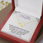 Nonbiological / Adopted Daughter (purple card) - 10K Gold - Everlasting Love