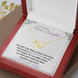 Bonus Daughter (Purple Card) - 10K Gold - Everlasting Love Necklace
