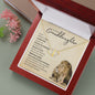 Granddaughter from Grandfather (Lion Card) - 10K Gold / Diamond - Everlasting Love Necklace