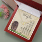 Daughter from Mom (Lioness Card) - 10K Gold / Diamond - Everlasting Love Necklace