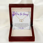 I'm Sorry - (Purple Card) - 10K Gold & Diamond - Everlasting Love Necklace
