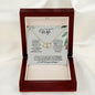 Wife - (Christmas Spruce Card) - 10K and Diamond Everlasting Love Necklace