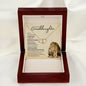 Granddaughter from Grandfather (Lion Card) - 10K Gold / Diamond - Everlasting Love Necklace
