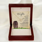 Daughter from Mom (Lioness Card) - 10K Gold / Diamond - Everlasting Love Necklace