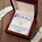 I'm Sorry - (Purple Card) - 10K Gold & Diamond - Everlasting Love Necklace