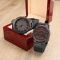 To my Son (Never Forget Your Way Back Home) - Engraved Wooden Watch
