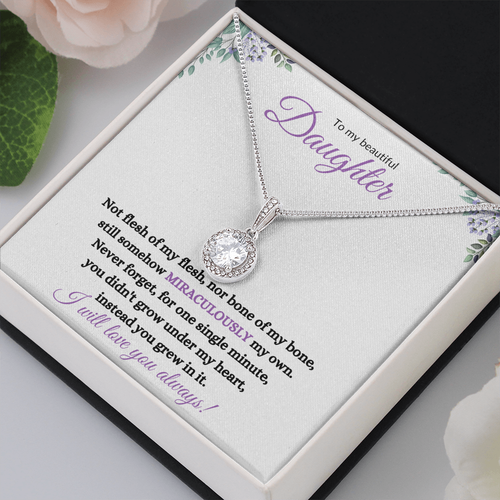 Nonbiological / Adopted Daughter (Purple Card) - Eternal Hope Necklace