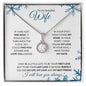 Wife (Snowflake Christmas Card) - Eternal Hope Necklace