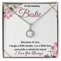 To My Amazing Bestie / Best Friend (Burgundy) - Eternal Hope Necklace
