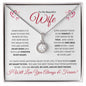 To My Beautiful Wife (Valentine Corner Hearts) - Eternal Hope Necklace