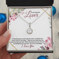 To my Beautiful Lover (Burgundy Card) - Eternal Hope Necklace