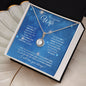 Wife (Christmas Blue Snowflake Card) - Eternal Hope Necklace