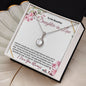 To My Beautiful Daughter-in-Law (Burgundy) - Eternal Hope Necklace