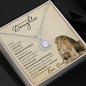 Precious Daughter from Dad ( Beige Lion Card) Eternal Hope Necklace